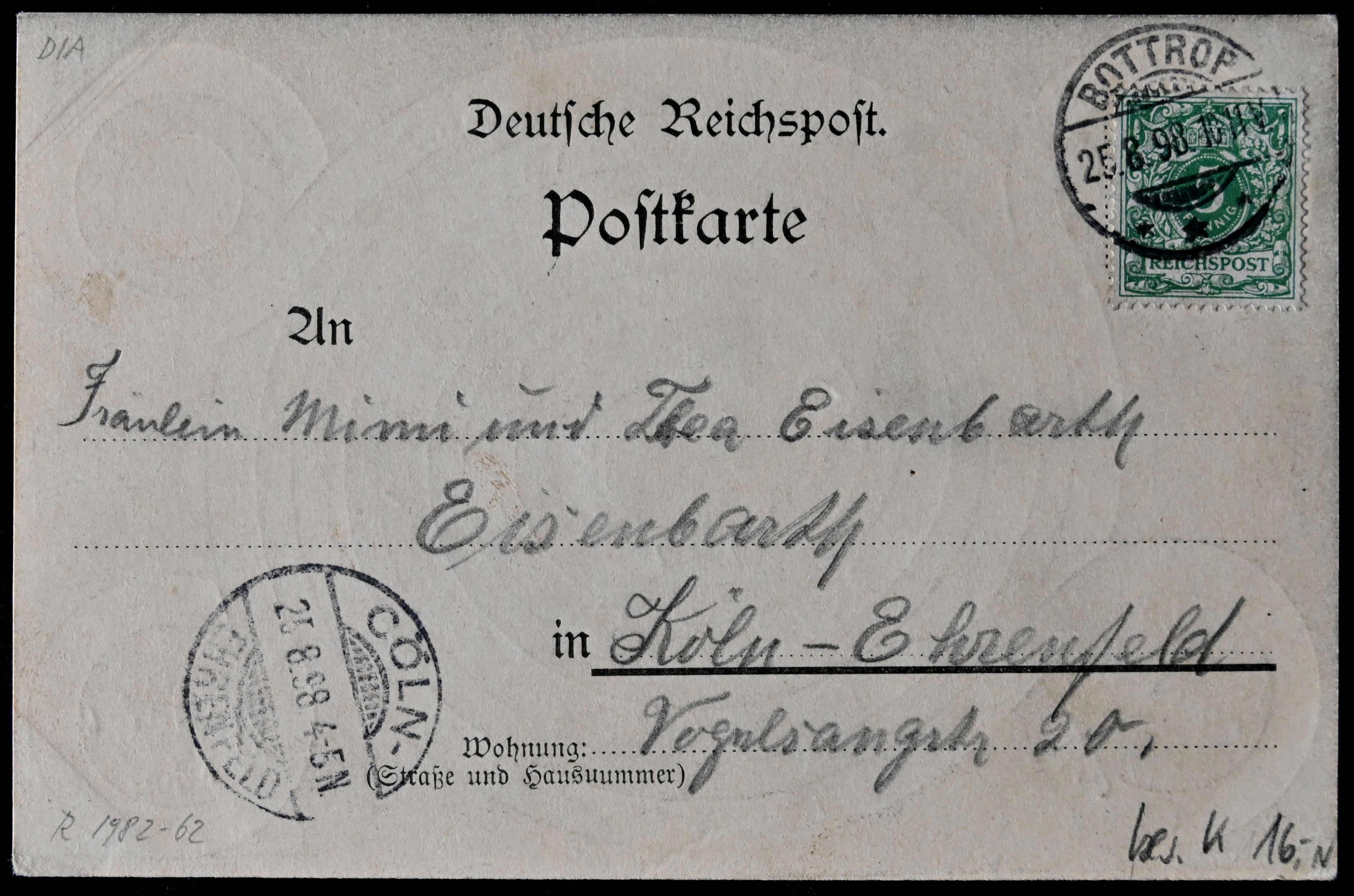 Vexir-Postkarte 1898
